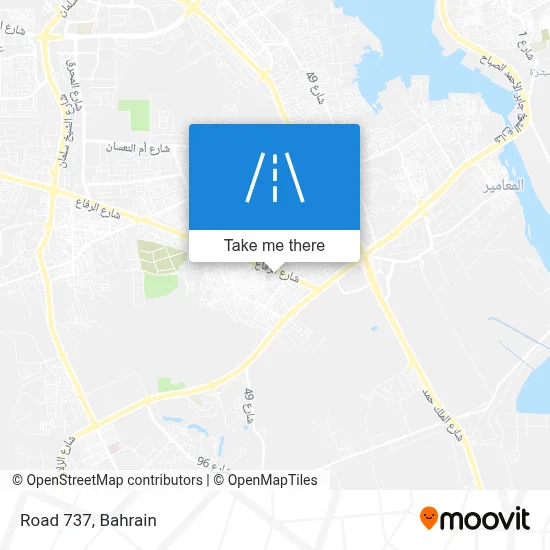 Road 737 map