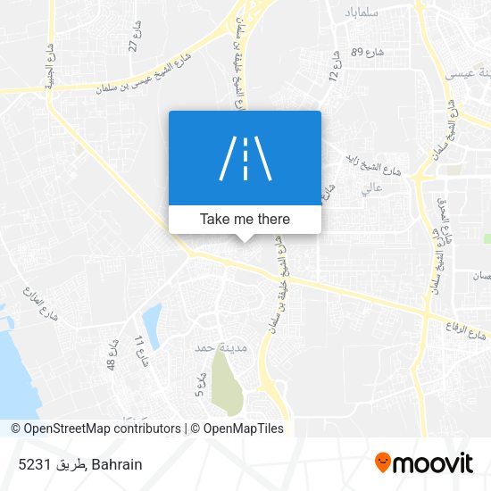 طريق 5231 map