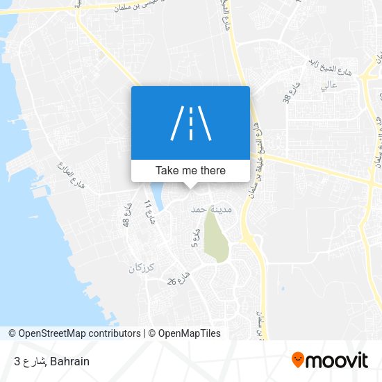 شارع 3 map