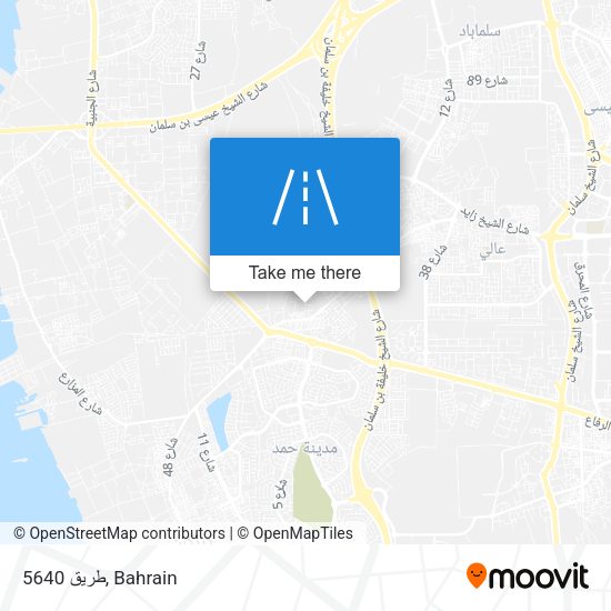 طريق 5640 map