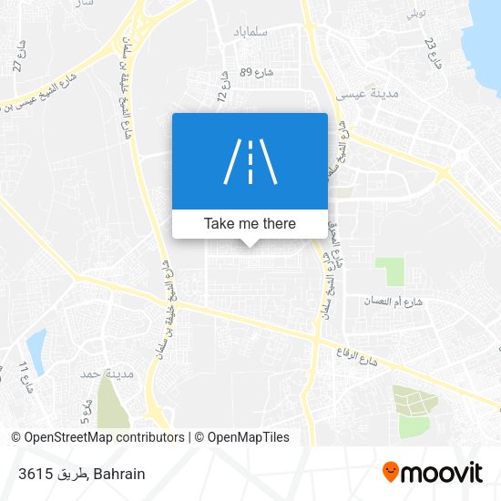 طريق 3615 map