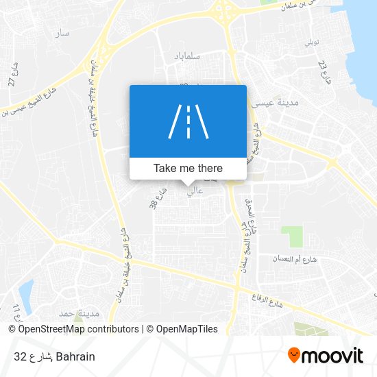 شارع 32 map