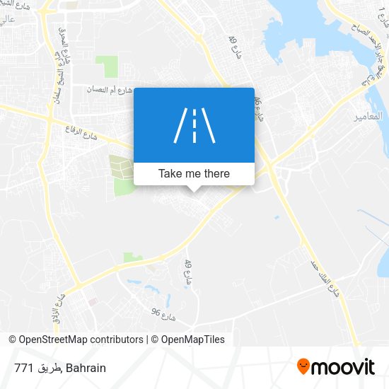 طريق 771 map
