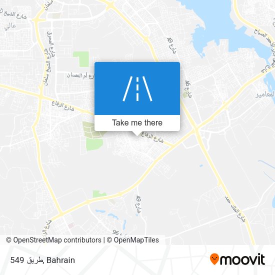طريق 549 map