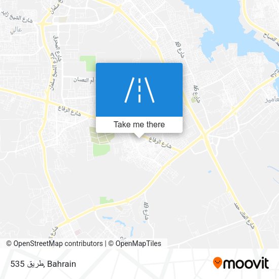 طريق 535 map