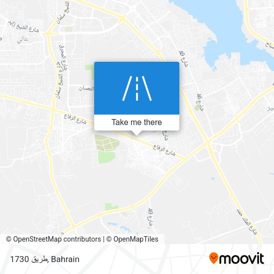 طريق 1730 map