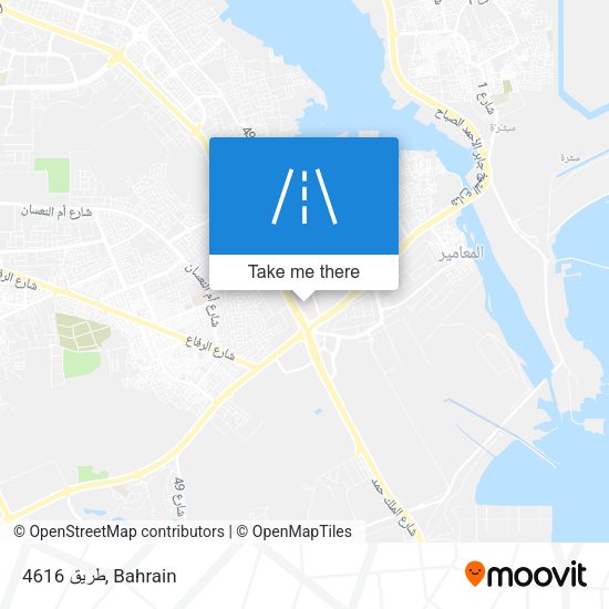 طريق 4616 map
