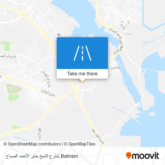 شارع الشيخ جابر الأحمد الصباح map
