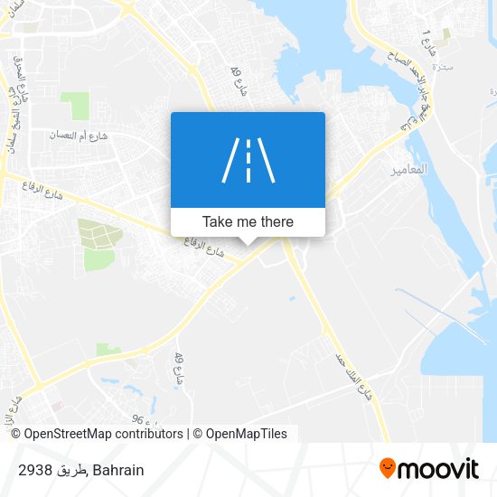طريق 2938 map