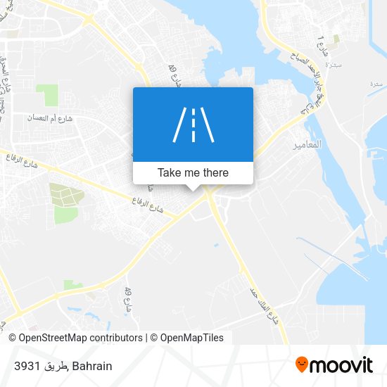 طريق 3931 map