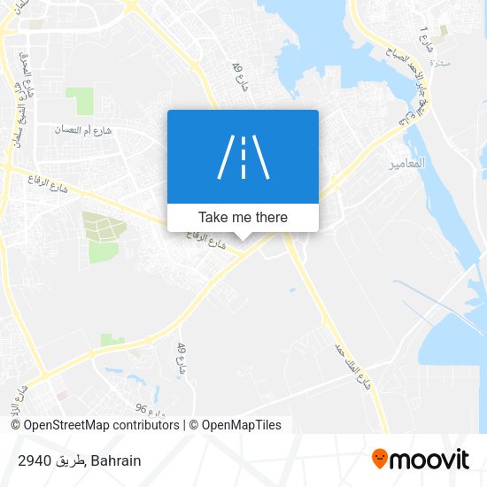 طريق 2940 map