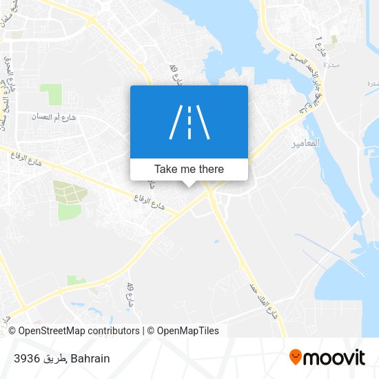 طريق 3936 map