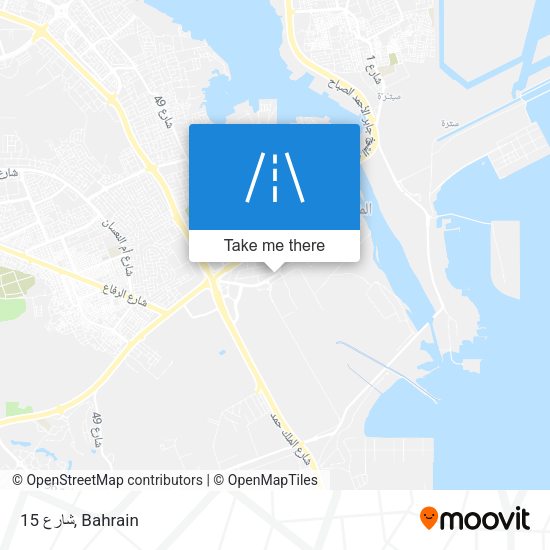 شارع 15 map