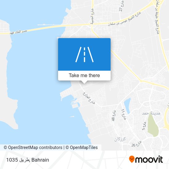 طريق 1035 map