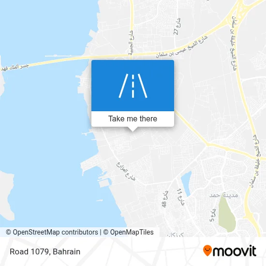 Road 1079 map