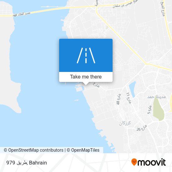 طريق 979 map