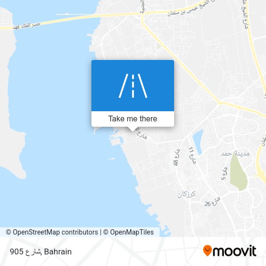 شارع 905 map