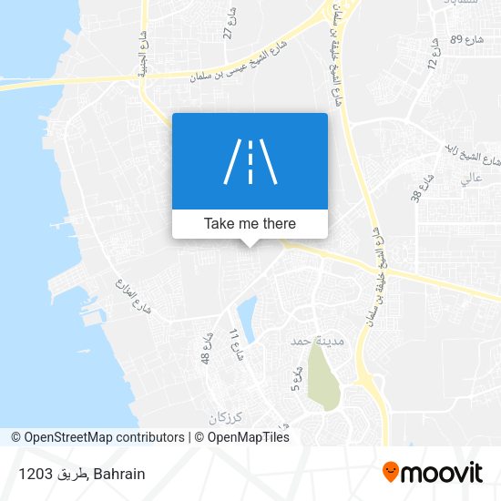 طريق 1203 map