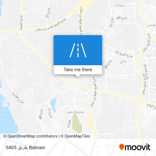 طريق 5405 map