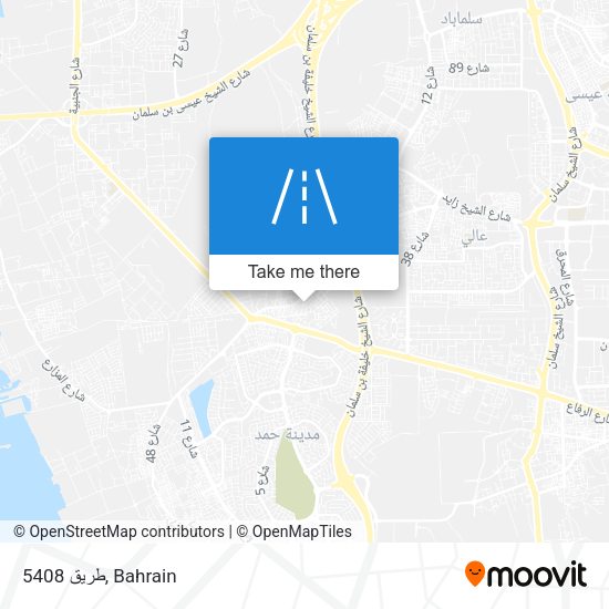 طريق 5408 map