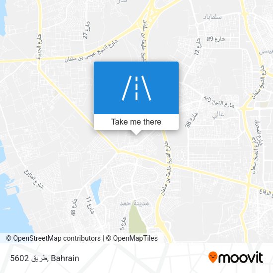 طريق 5602 map