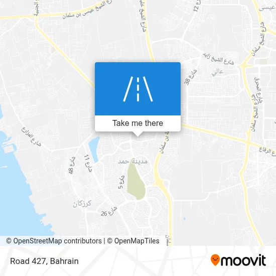 Road 427 map