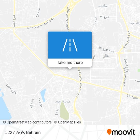 طريق 5227 map