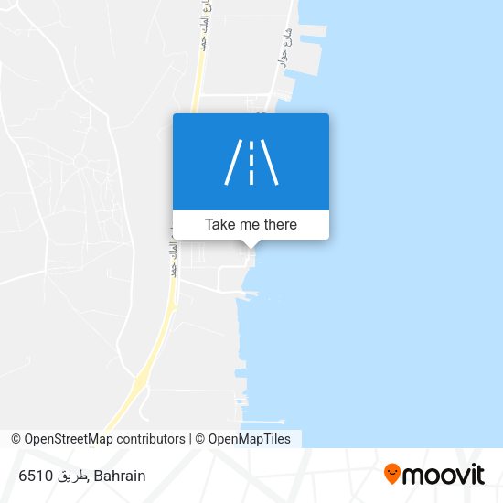 طريق 6510 map