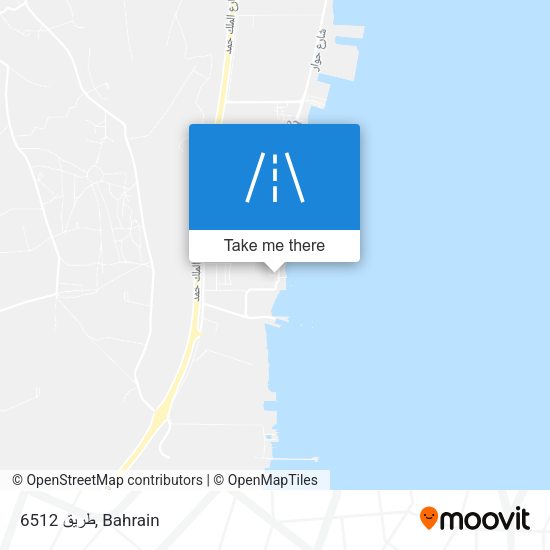 طريق 6512 map