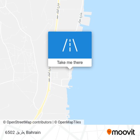طريق 6502 map