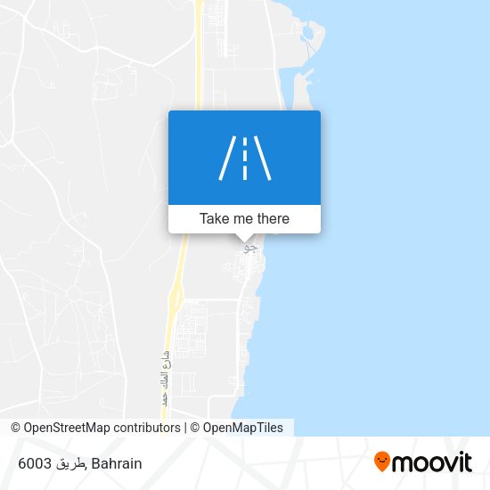 طريق 6003 map