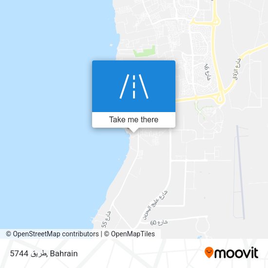 طريق 5744 map