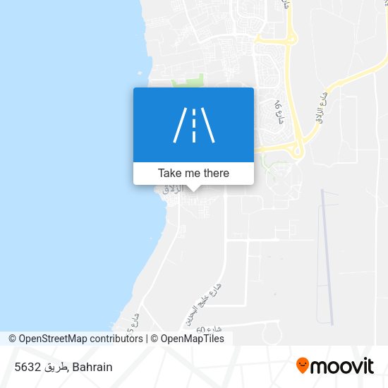 طريق 5632 map