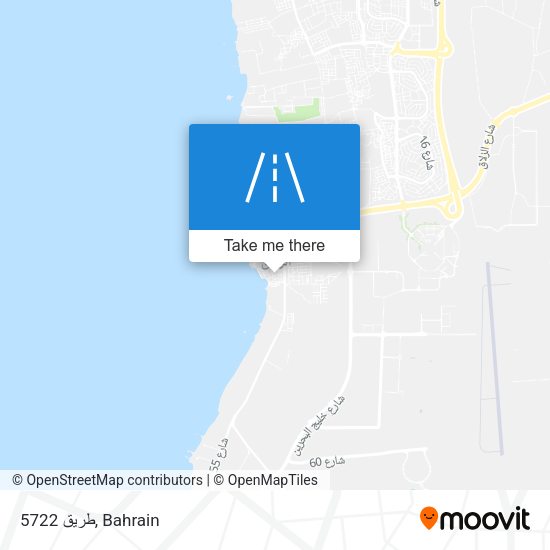 طريق 5722 map