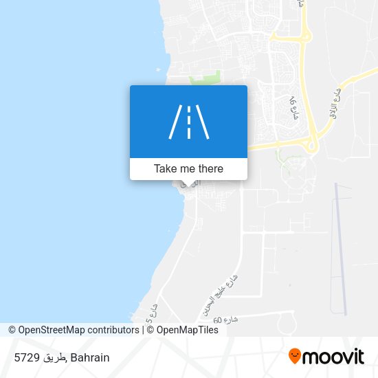 طريق 5729 map