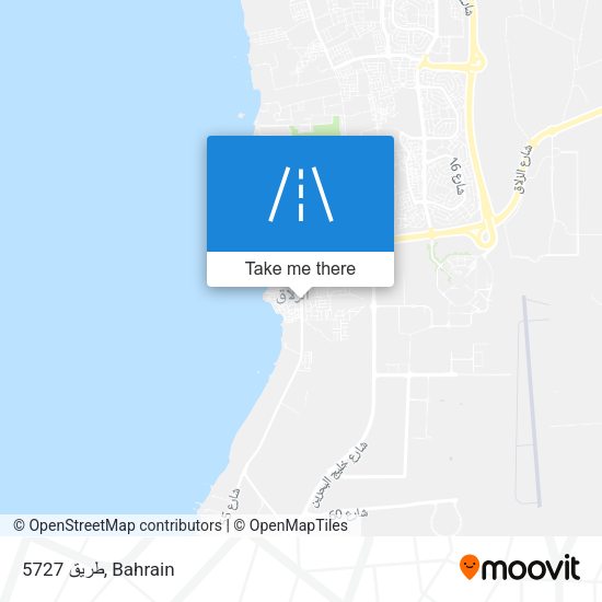 طريق 5727 map