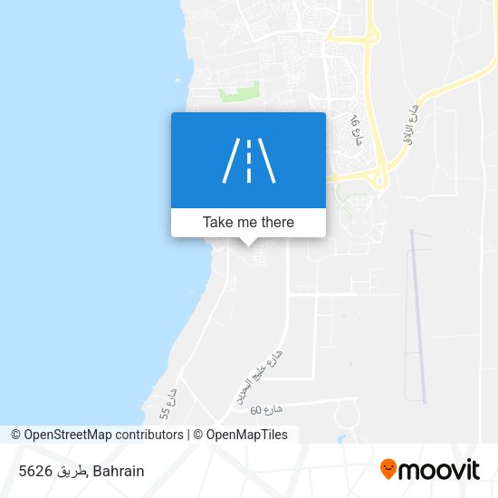 طريق 5626 map
