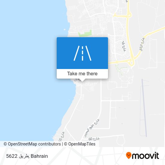 طريق 5622 map