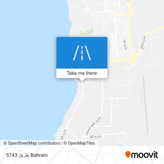 طريق 5743 map