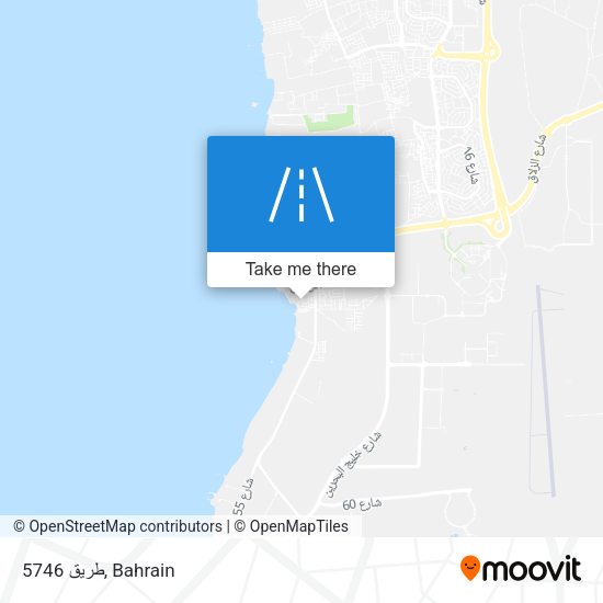 طريق 5746 map