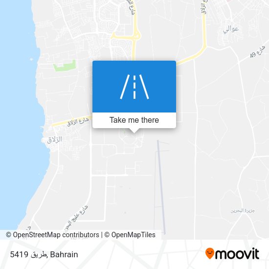طريق 5419 map