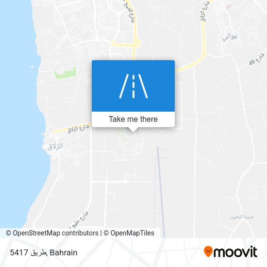 طريق 5417 map