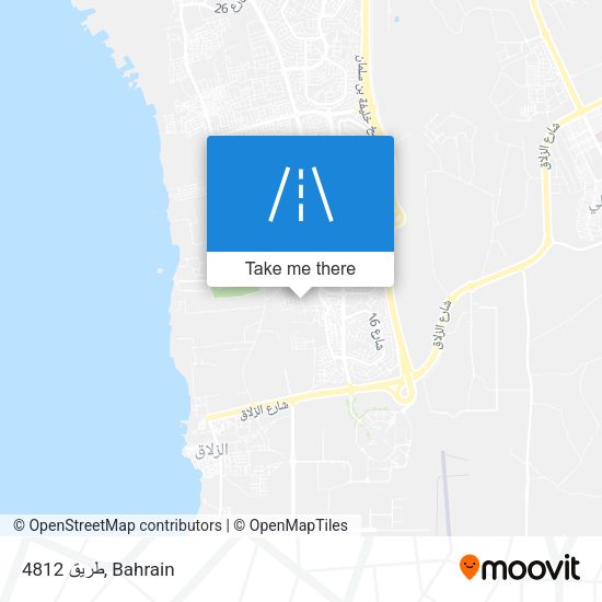 طريق 4812 map