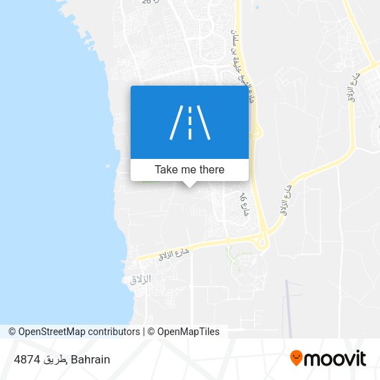طريق 4874 map