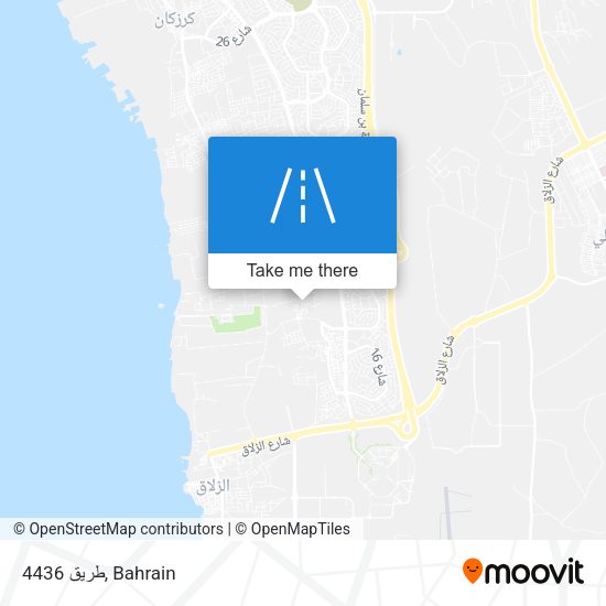 طريق 4436 map