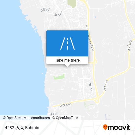 طريق 4282 map