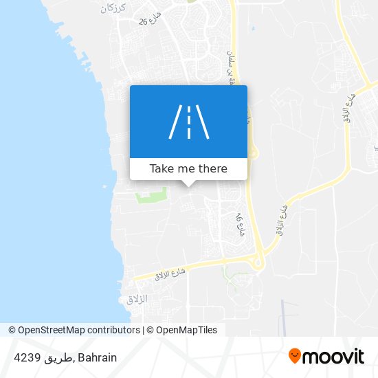 طريق 4239 map