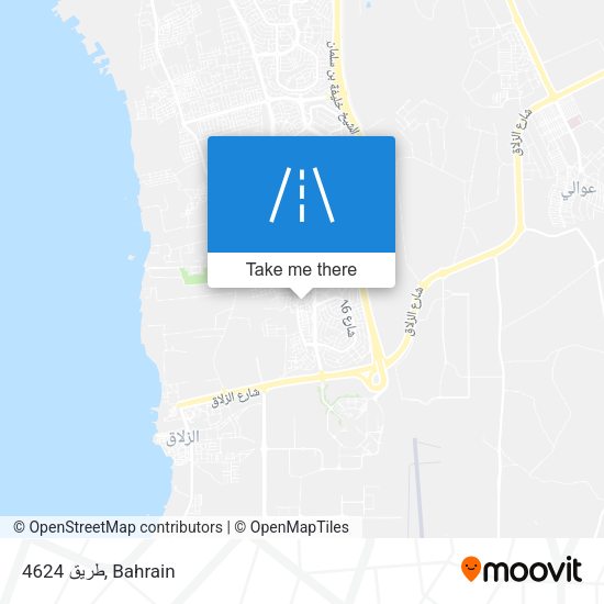 طريق 4624 map