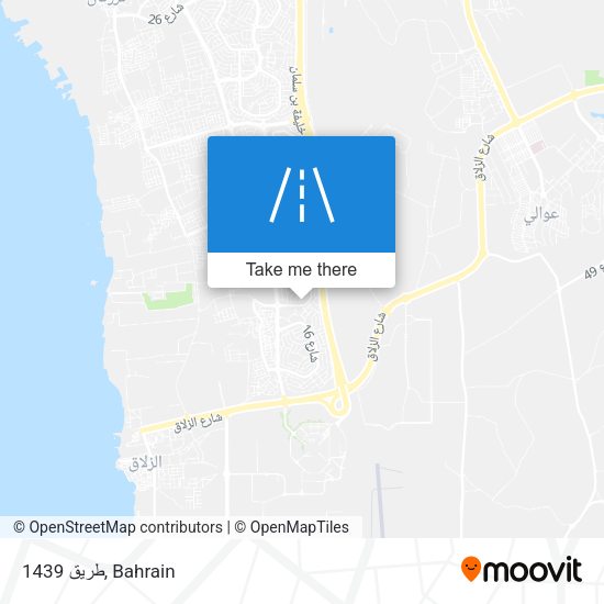 طريق 1439 map