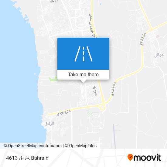 طريق 4613 map